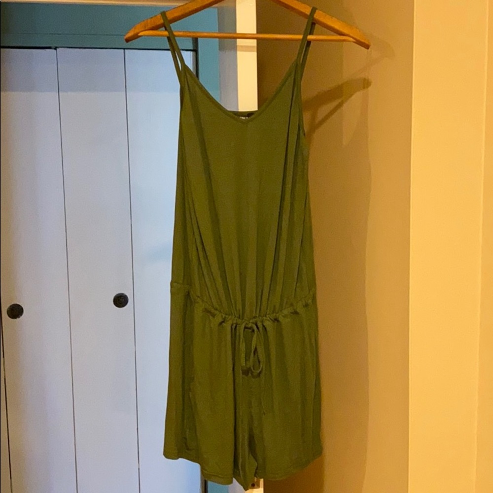 Dreamskull Olive Green Romper